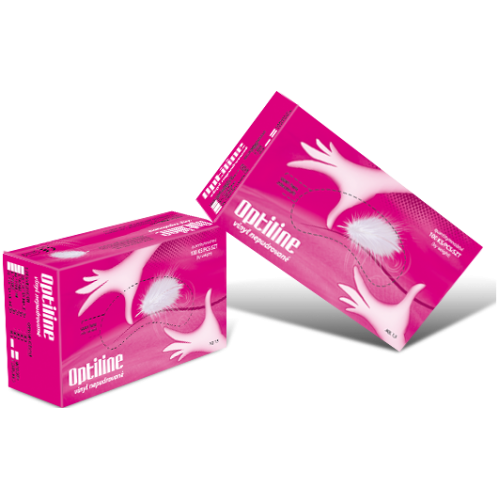 Rukavice Vinyl M -  nepúdrové (100ks)  Blue Sail